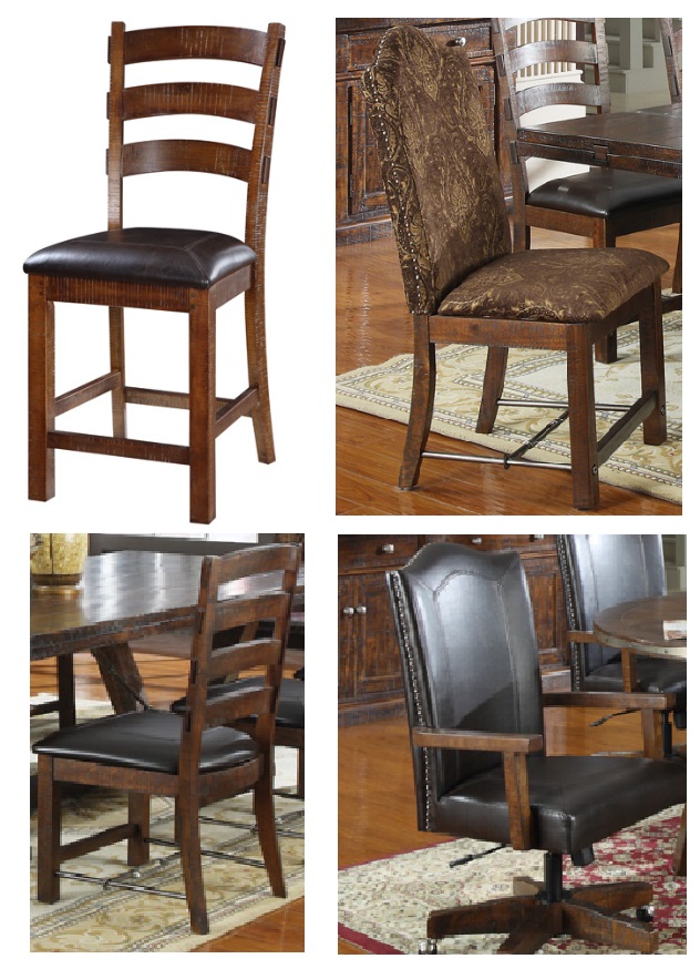 Bradley's Furniture Etc. Utah Rustic Dining Room Furniture